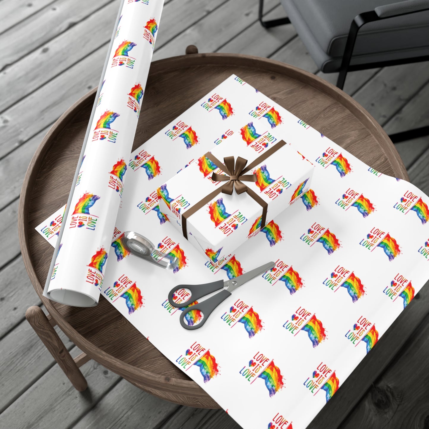 Love Is Love Gift Wrap Paper