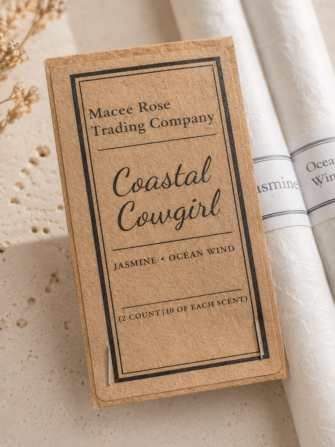 Coastal Cowgirl Curated Incense Collection | Jasmine & Ocean Wind | 20 Incense Sticks