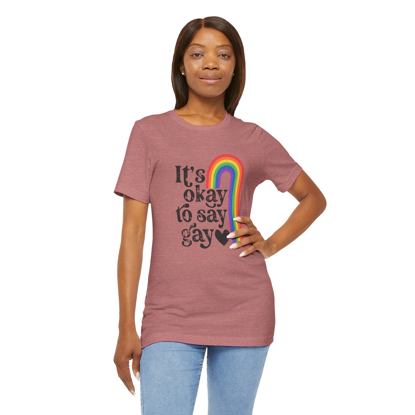 It's OK to say Gay  Short Sleeve Tee