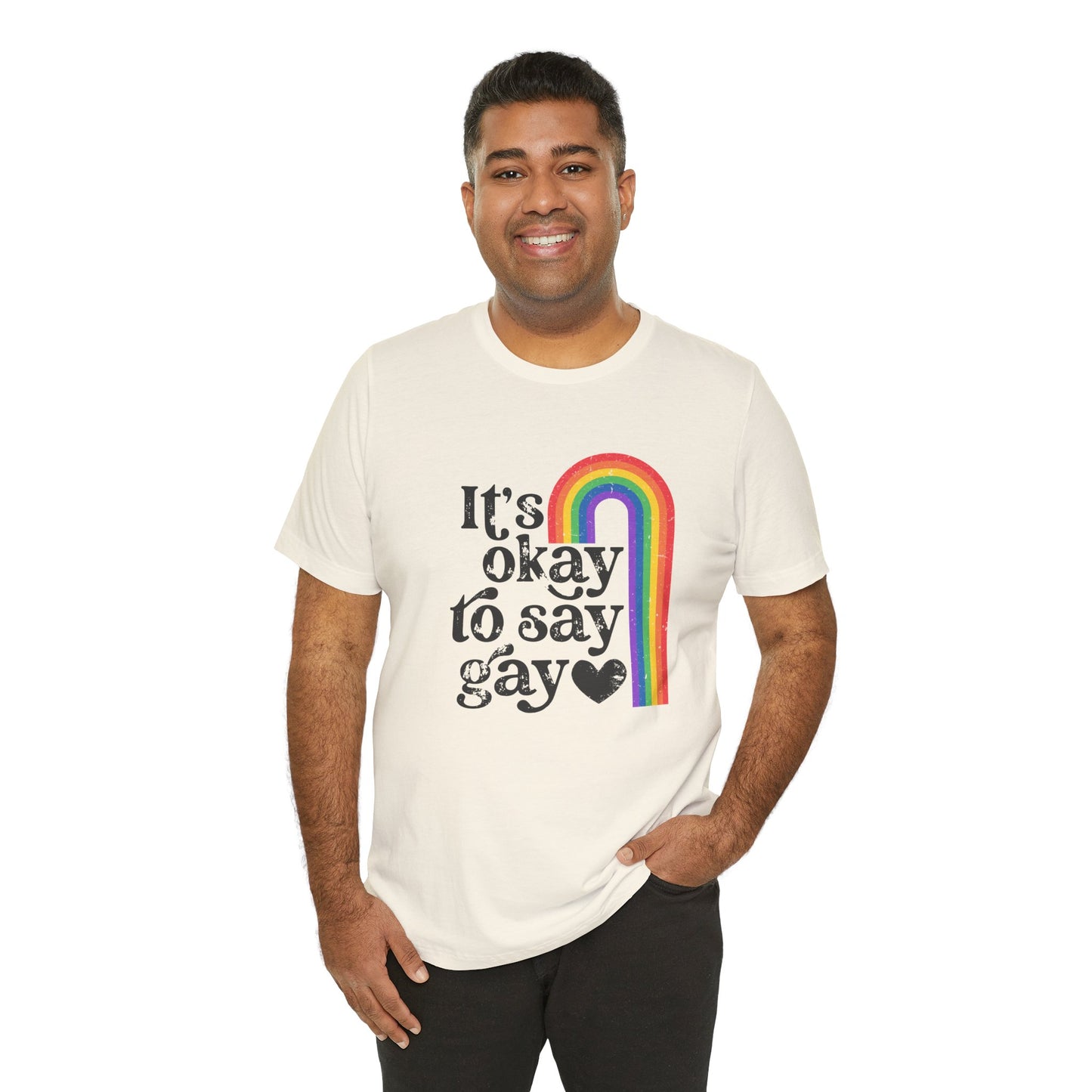 It's OK to say Gay  Short Sleeve Tee