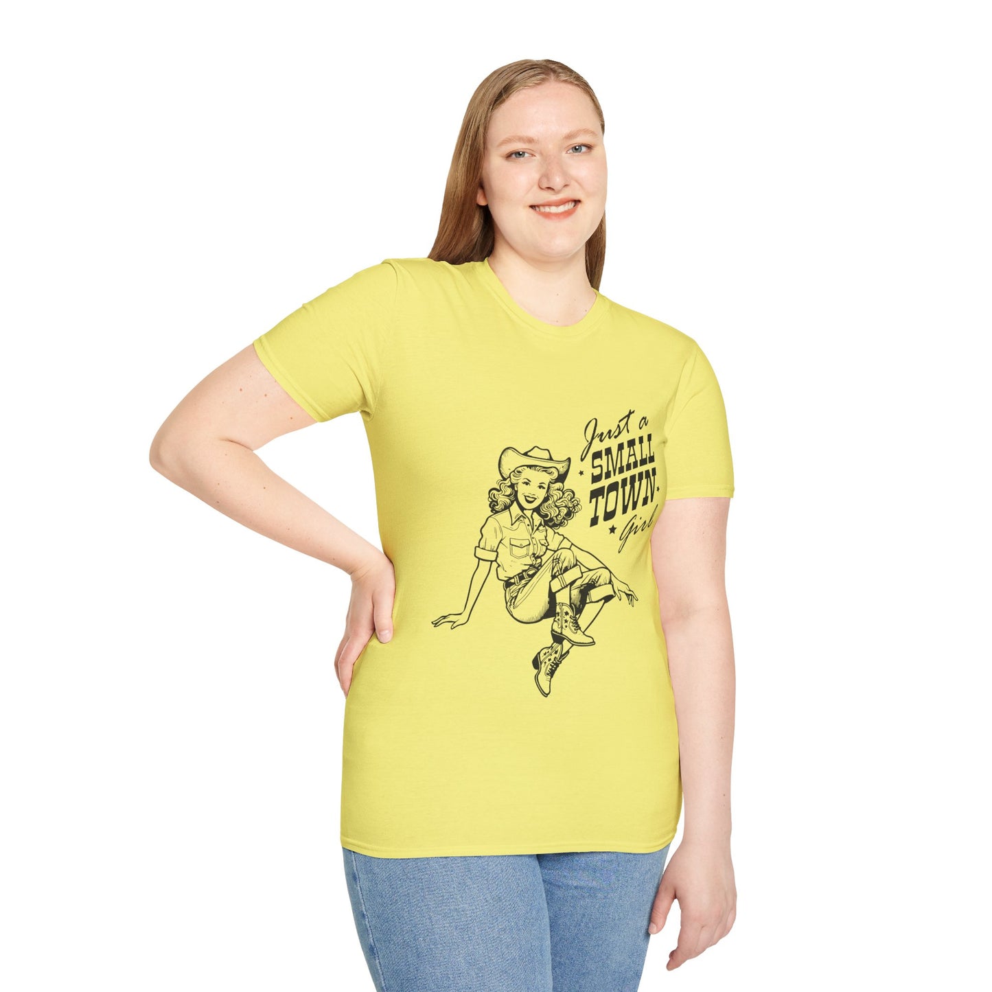 Just A Small Town Girl Softstyle T-Shirt