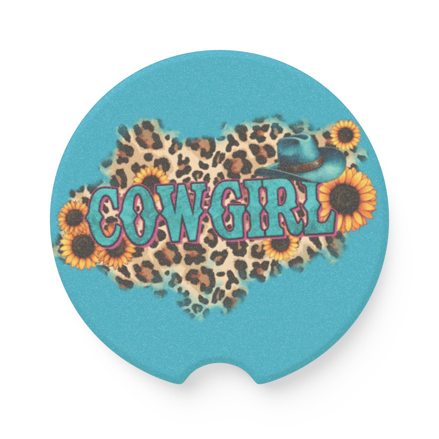 Cowgirl Soapstone Car Coaster