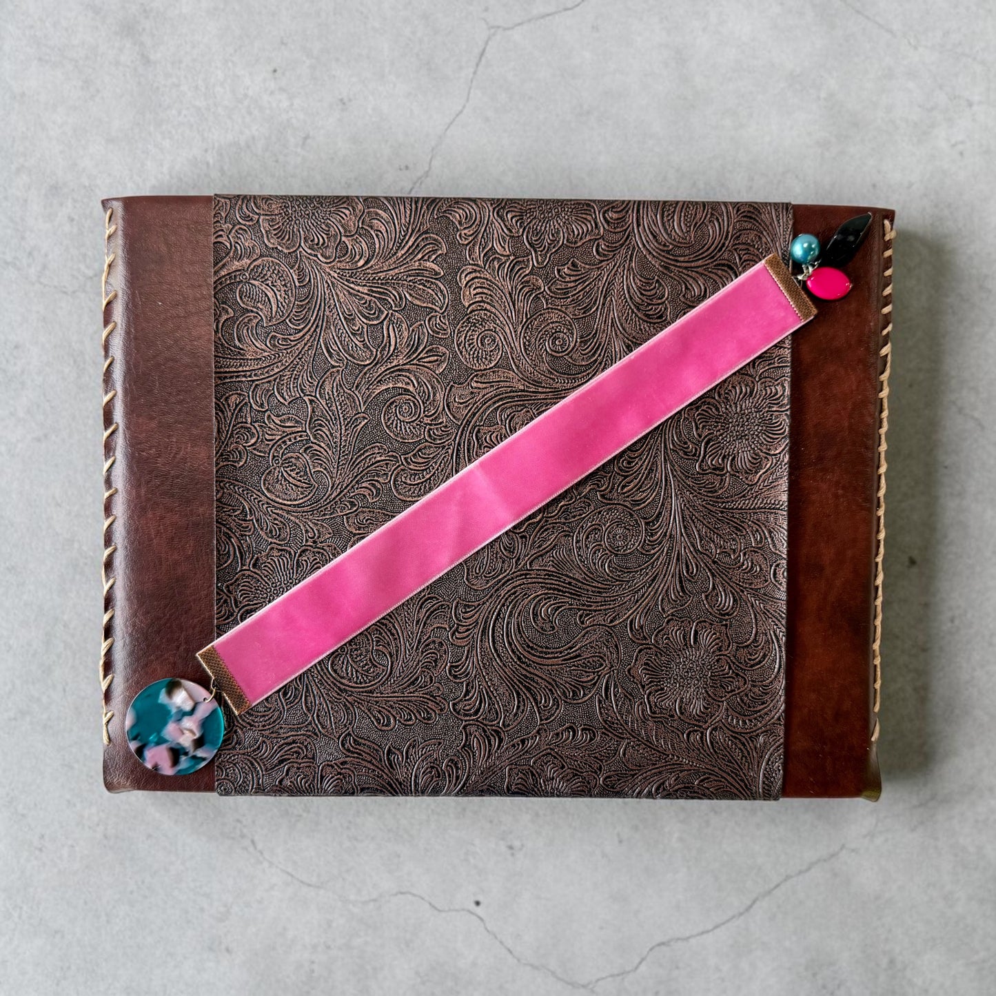 Handmade Velvet Ribbon Bookmark | Luxury Boho Gift for Readers