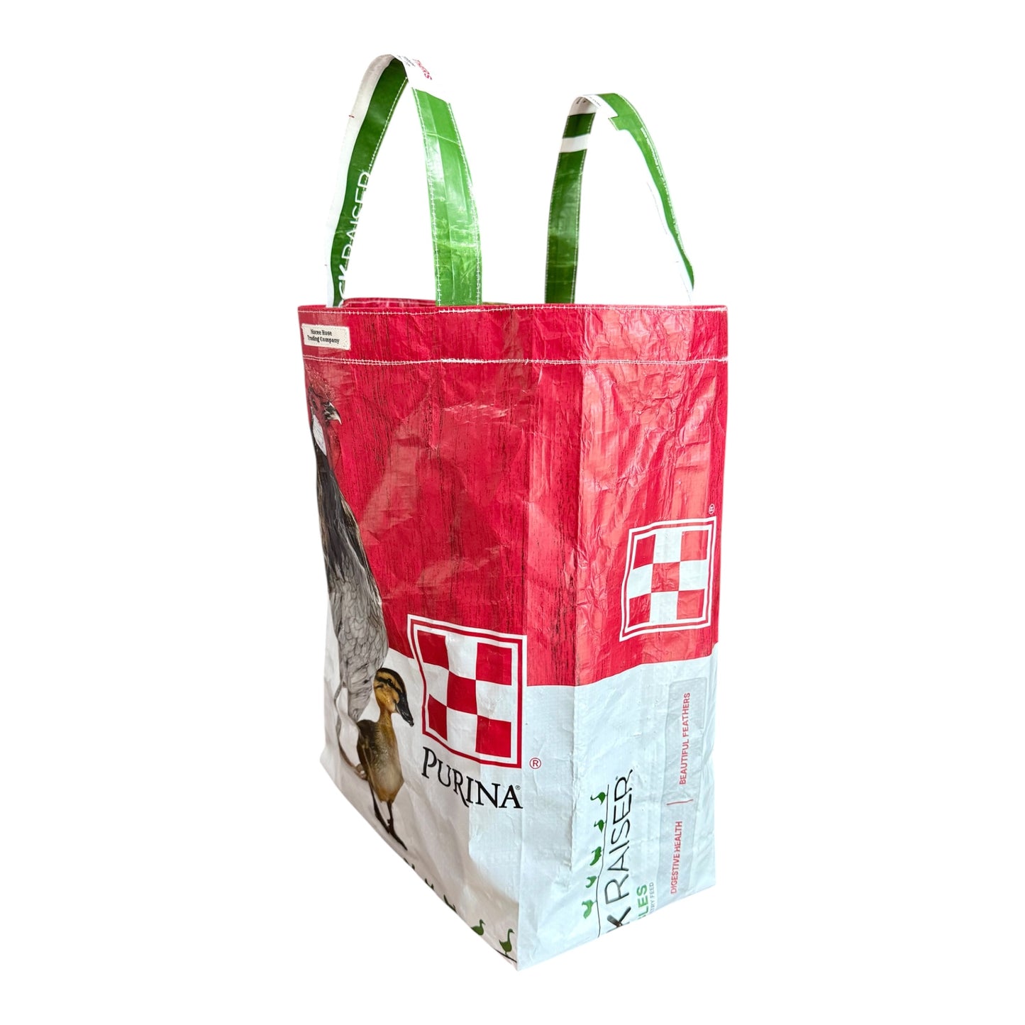 Rooster & Duck Market Tote - From The Feed Sack Collection