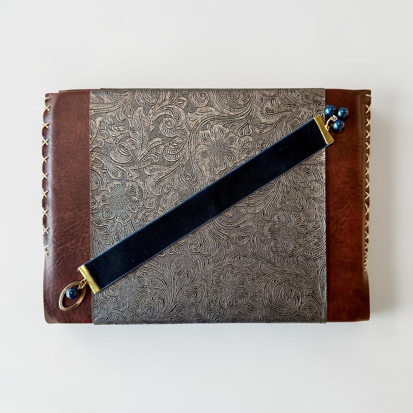 Handmade Velvet Ribbon Bookmark | Luxury Boho Gift for Readers