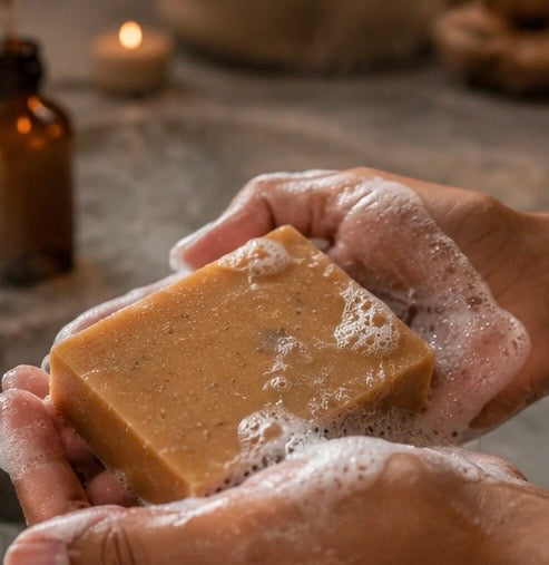 Turmeric Honey Orange Artisan Soap Bar | Brightening Citrus Soap