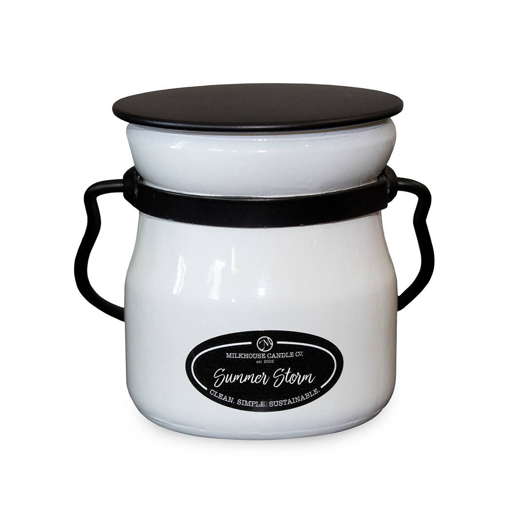 5 oz Cream Jar Candle: Summer Storm