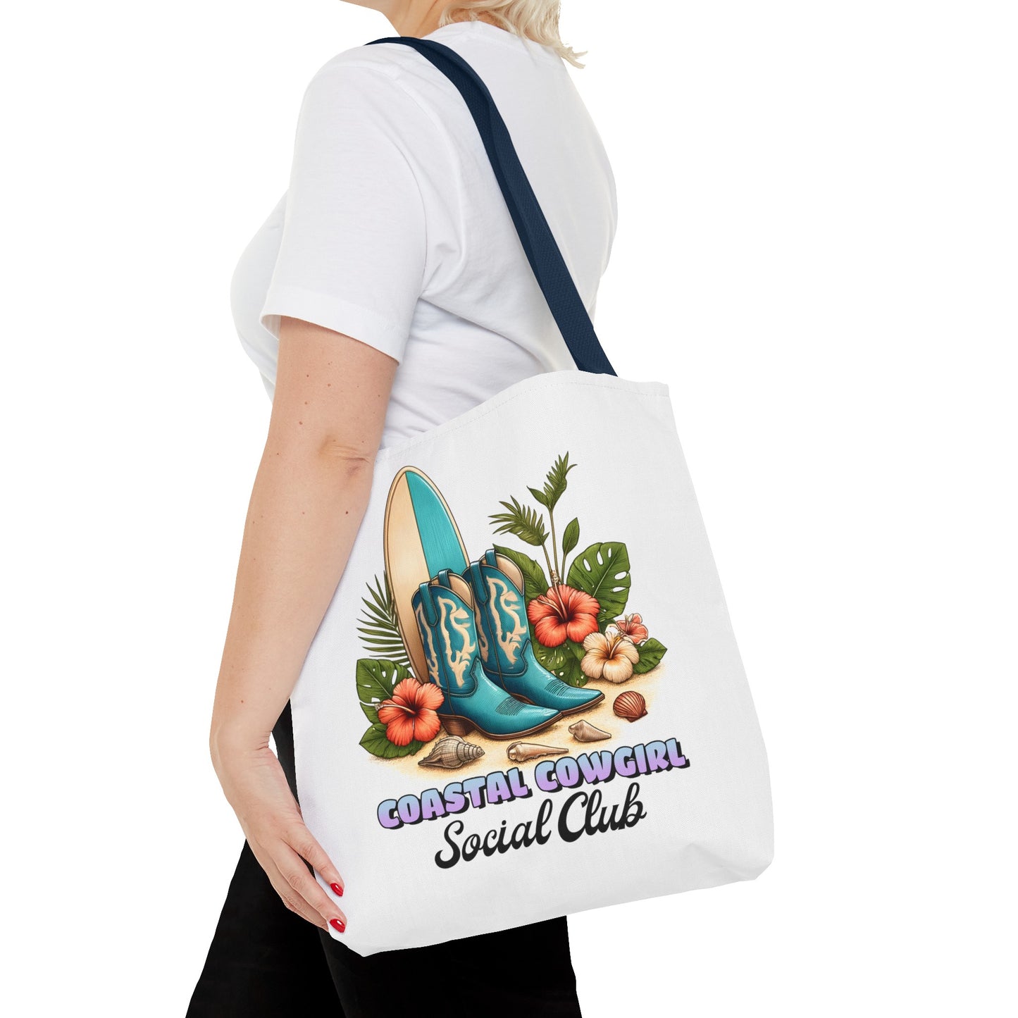 Coastal Cowgirl Social Club Tote Bag