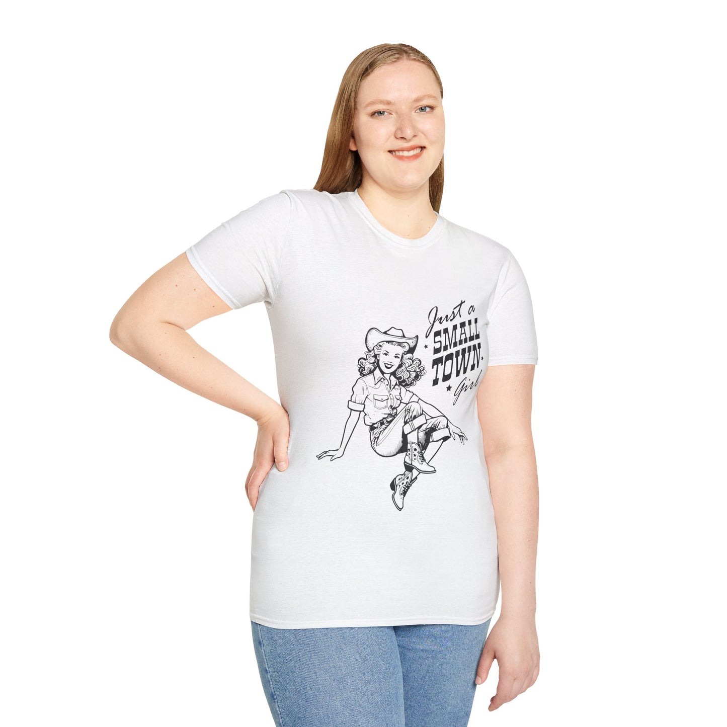 Just A Small Town Girl Softstyle T-Shirt