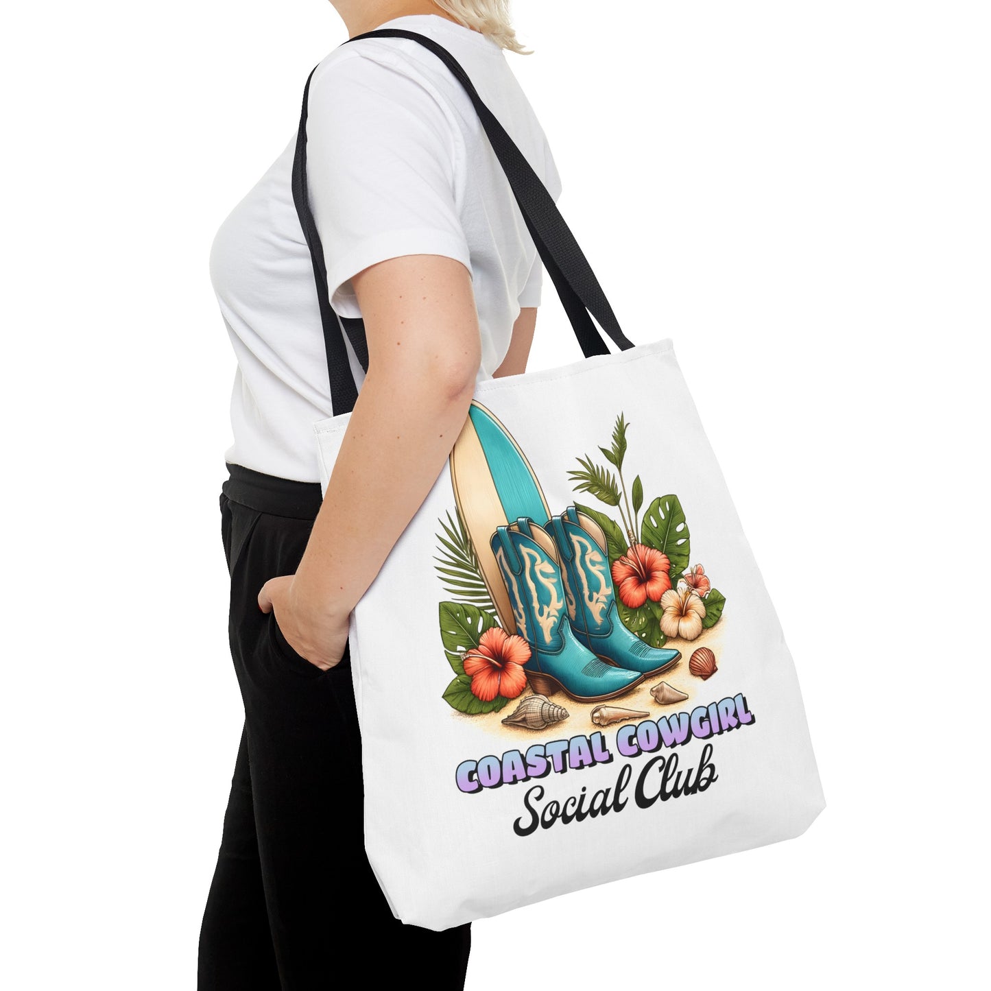 Coastal Cowgirl Social Club Tote Bag