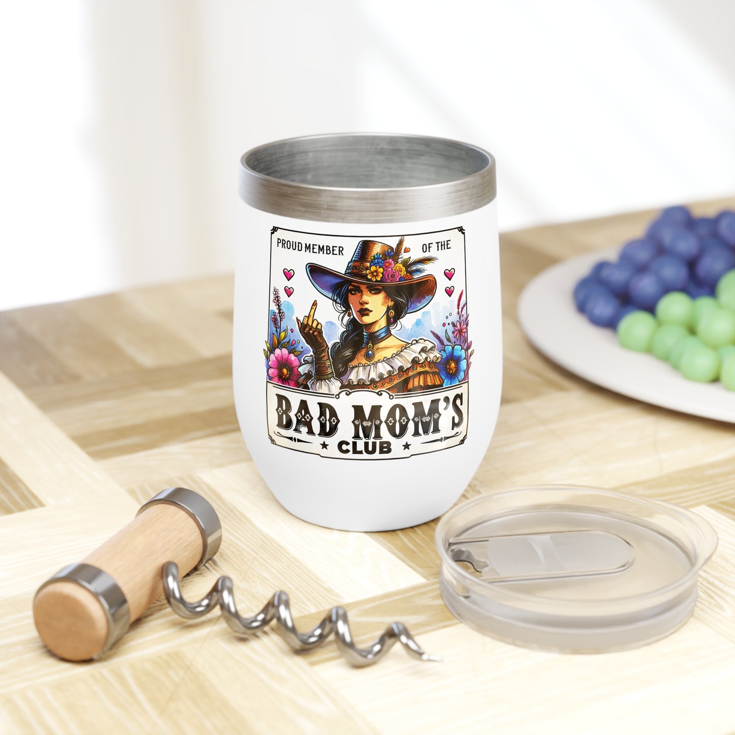 Bad Mom's Club #1 Chill Wine Tumbler