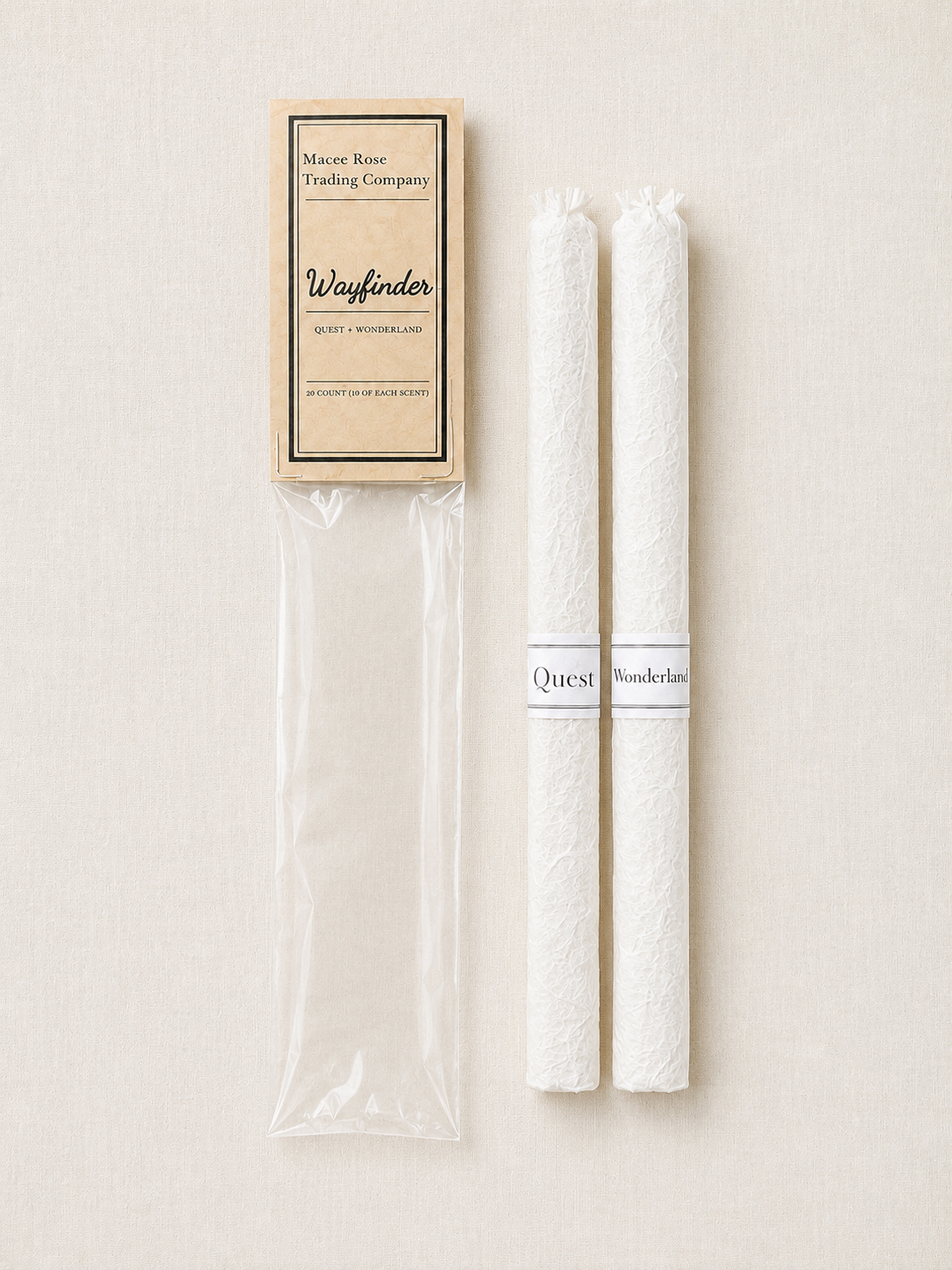 Wayfinder Curated Incense Collection | Quest + Wonderland | 20 Count Handmade Incense Set
