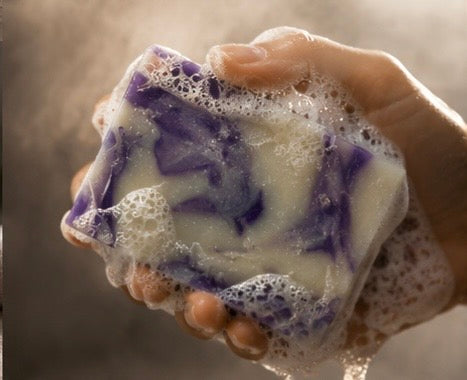 Lavender Lemongrass Artisan Soap Bar | Handmade Botanical Bath Soap