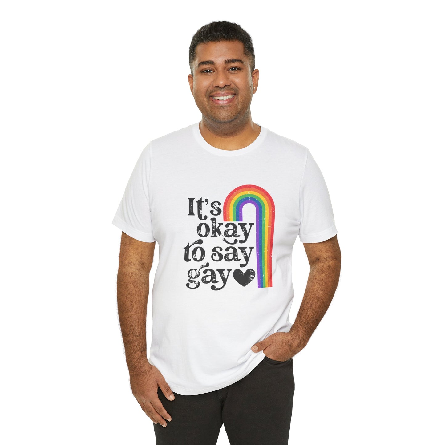 It's OK to say Gay  Short Sleeve Tee