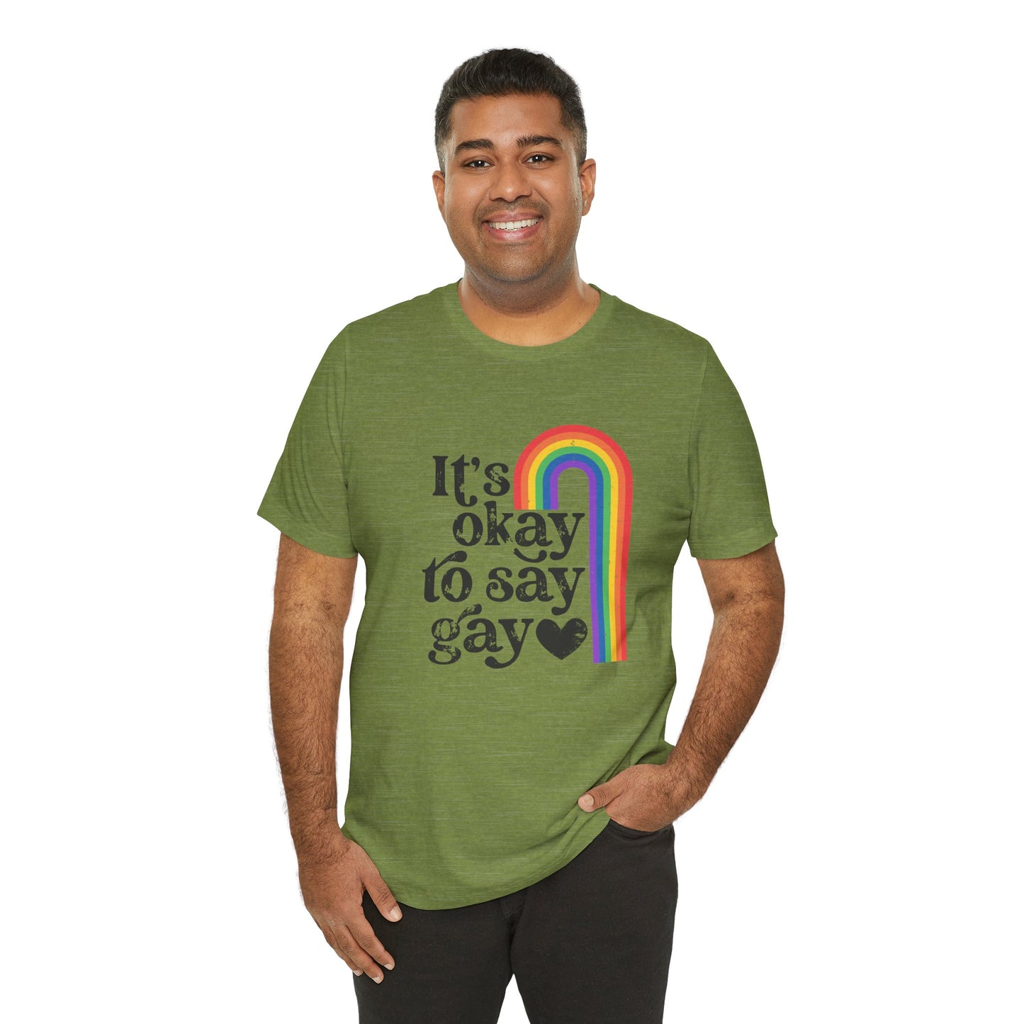 It's OK to say Gay  Short Sleeve Tee