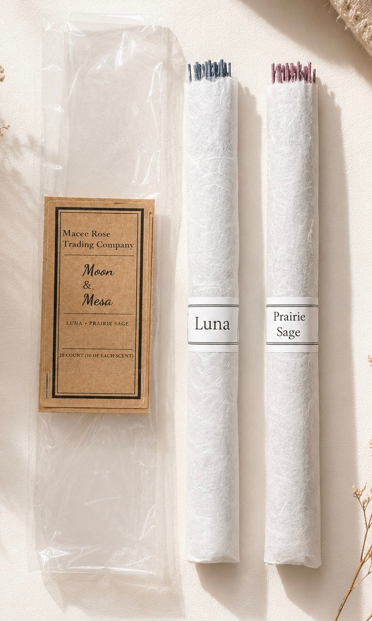 Moon & Mesa Curated Incense Collection | Luna & Prairie Sage