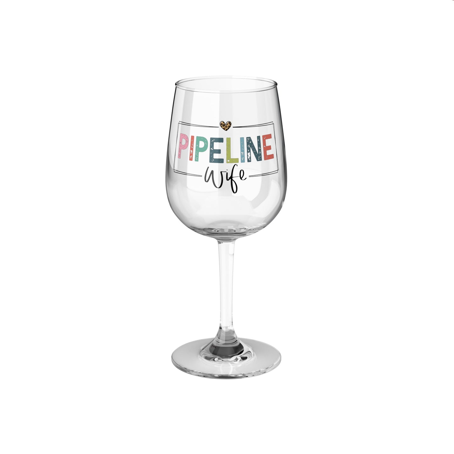 Pipeline Wife Wine Glass, 12oz