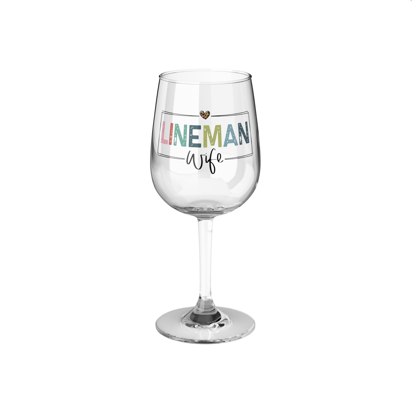 Lineman Wife Wine Glass, 12oz