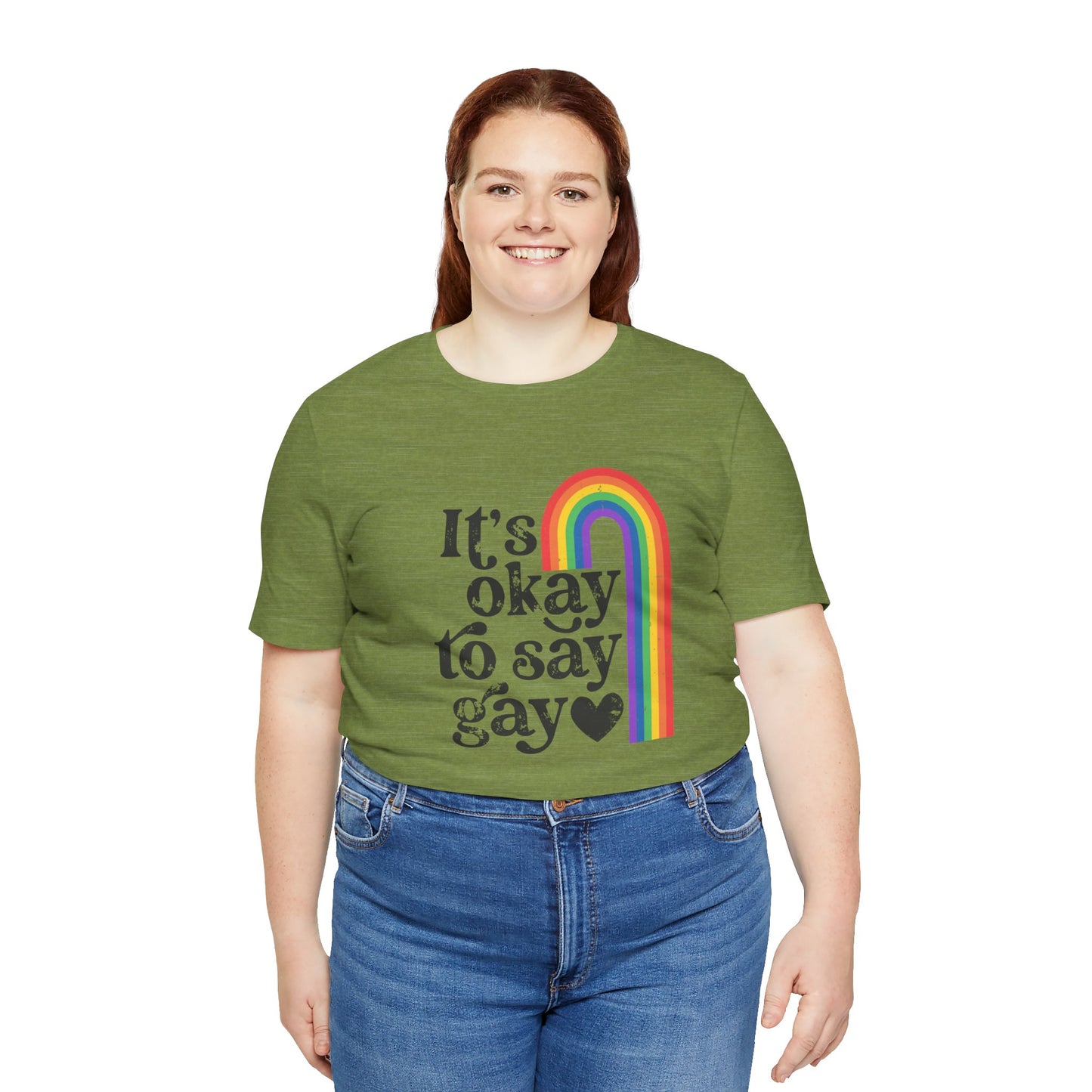 It's OK to say Gay  Short Sleeve Tee