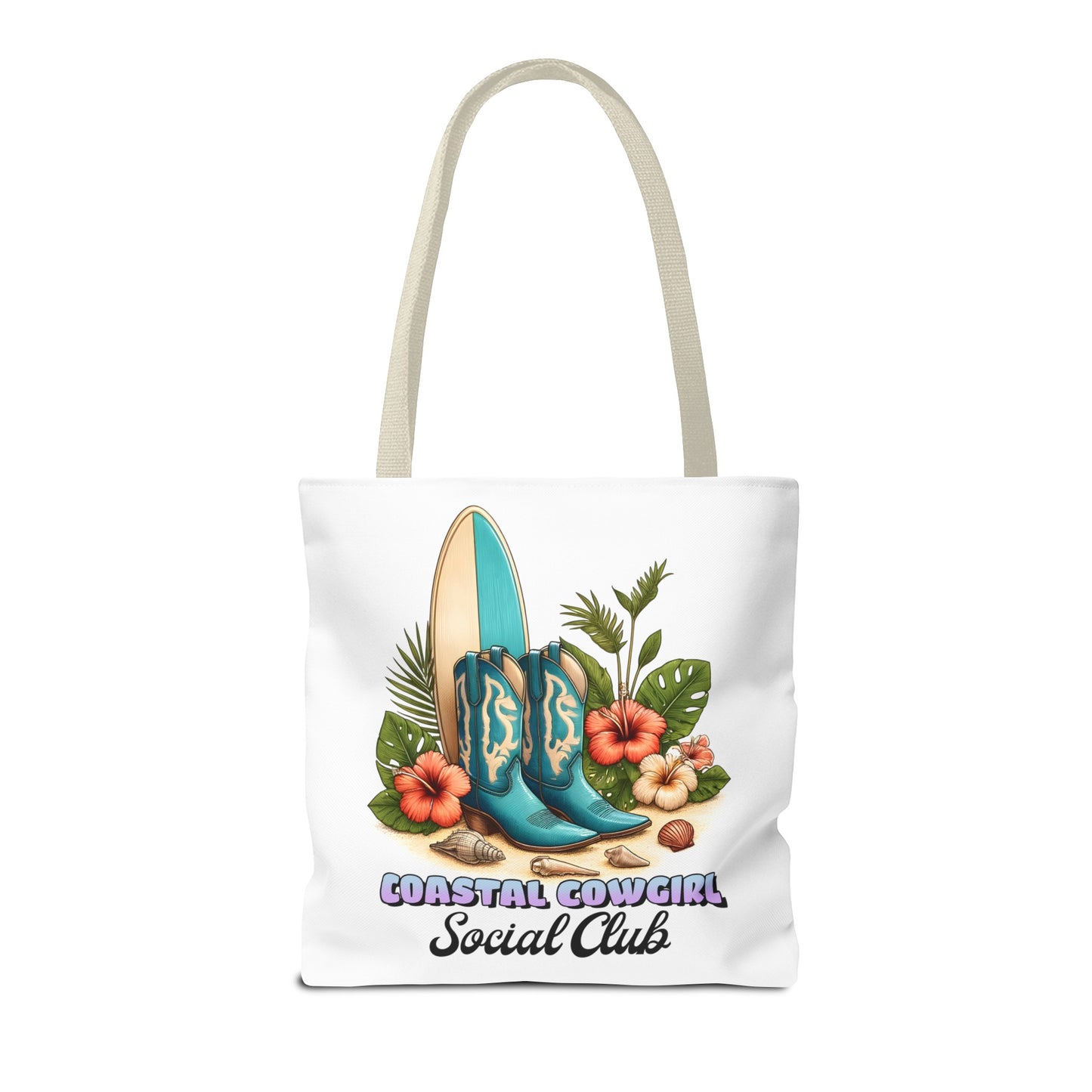 Coastal Cowgirl Social Club Tote Bag