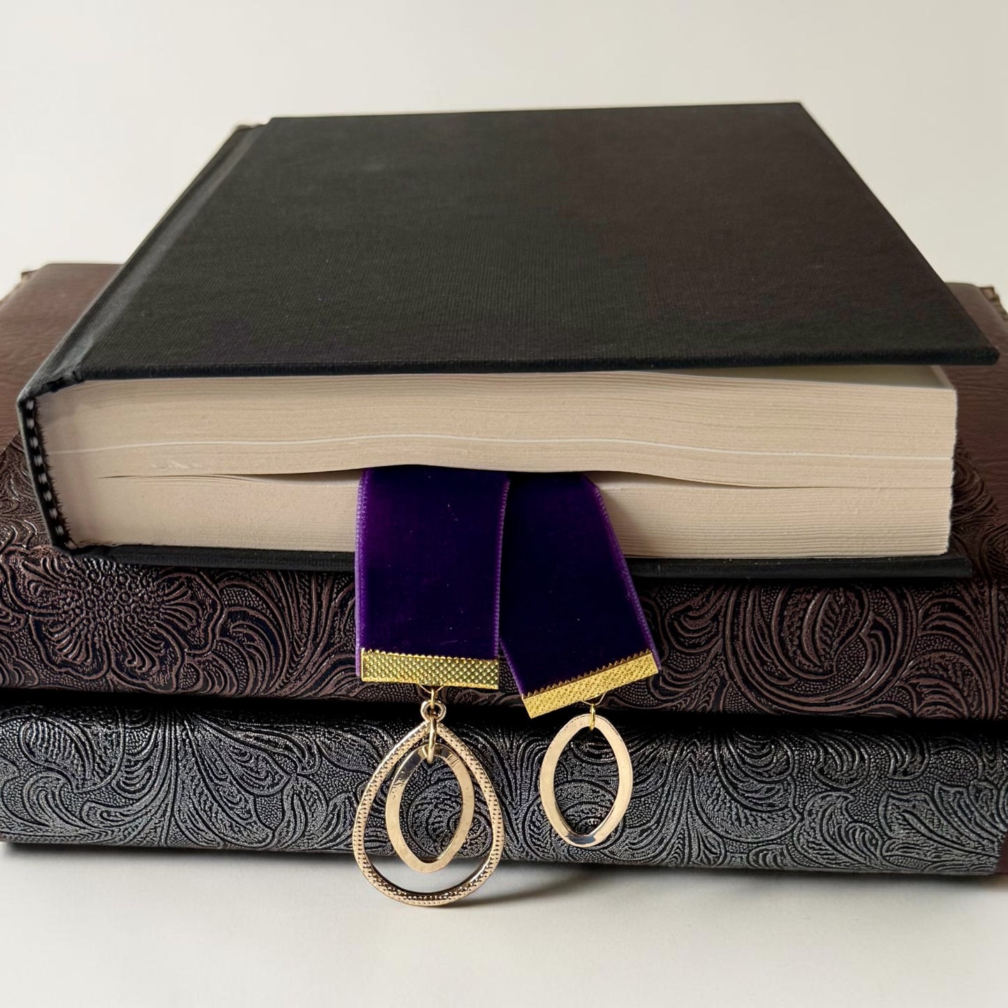 Handmade Velvet Ribbon Bookmark | Luxury Boho Gift for Readers