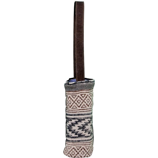 Black And Brown Design Wine Bag