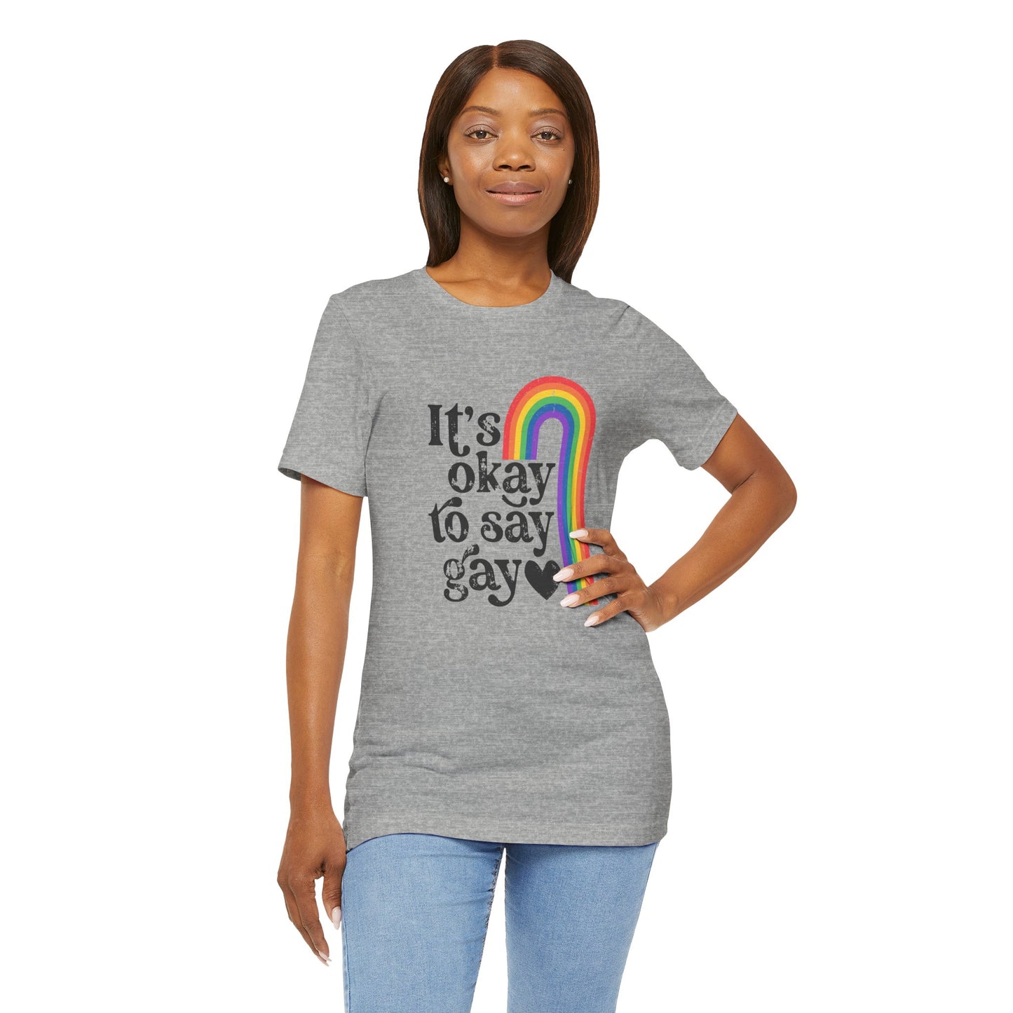 It's OK to say Gay  Short Sleeve Tee