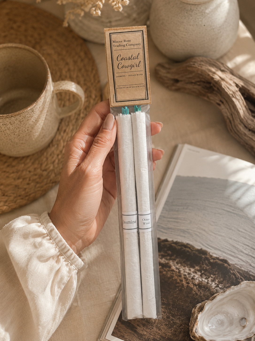 Coastal Cowgirl Curated Incense Collection | Jasmine & Ocean Wind | 20 Incense Sticks
