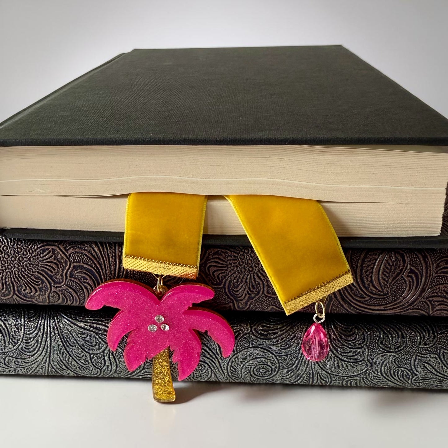 Handmade Velvet Ribbon Bookmark | Luxury Boho Gift for Readers