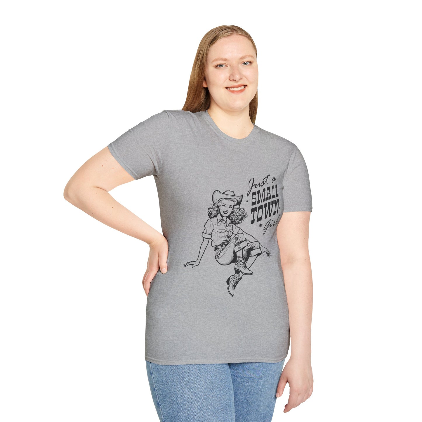 Just A Small Town Girl Softstyle T-Shirt