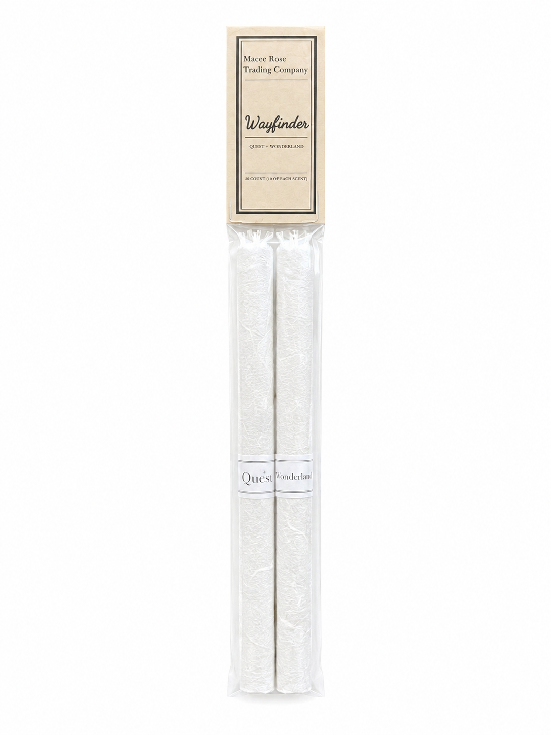 Wayfinder Curated Incense Collection | Quest + Wonderland | 20 Count Handmade Incense Set
