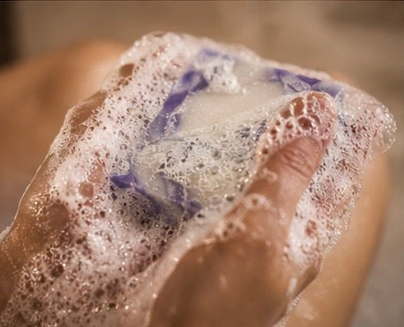Lavender Lemongrass Artisan Soap Bar | Handmade Botanical Bath Soap
