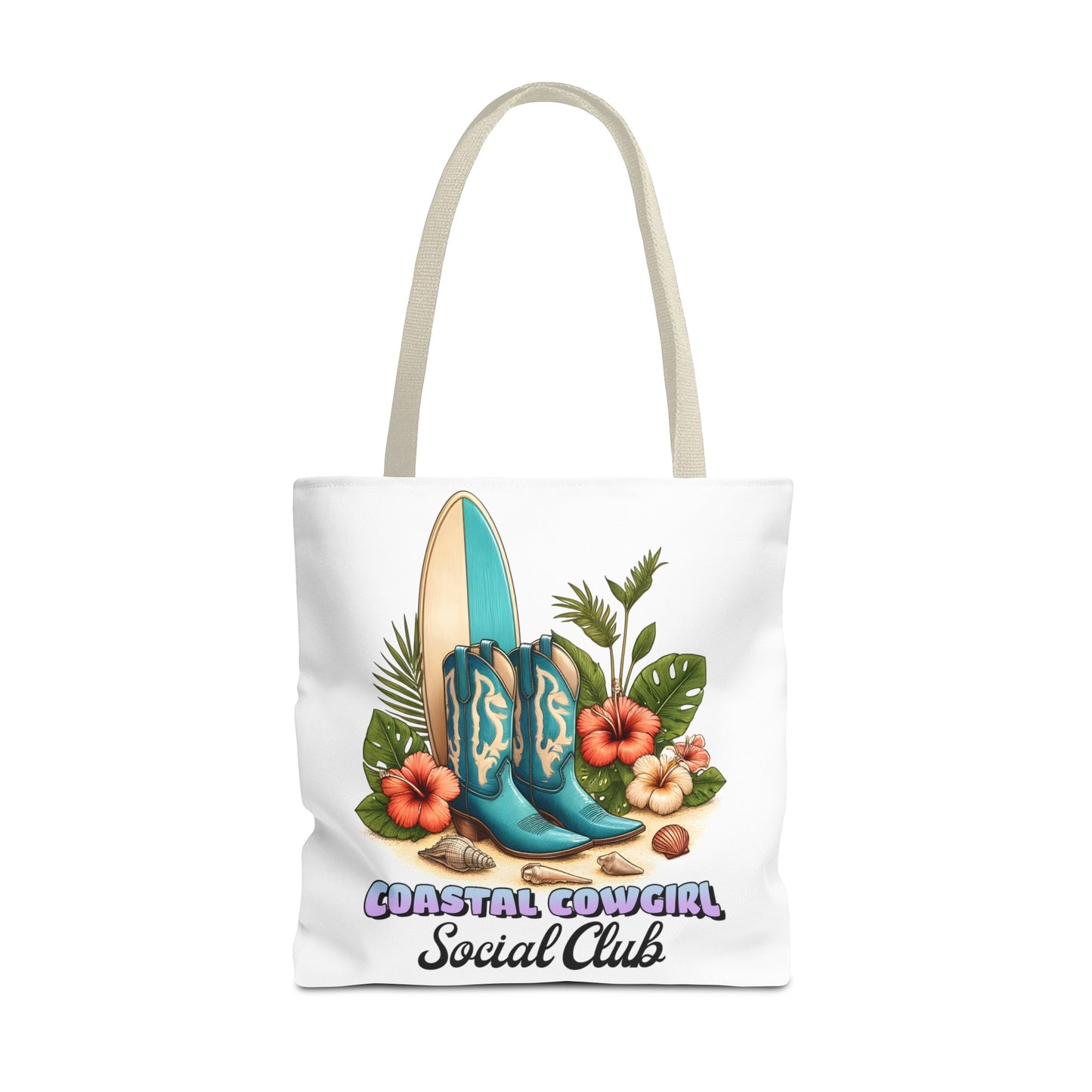 Coastal Cowgirl Social Club Tote Bag