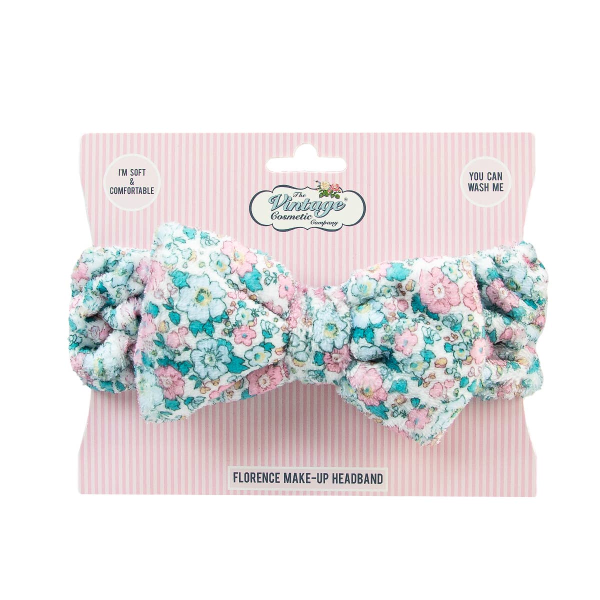 Florence -  Floral Spa Headband | Soft Skincare & Makeup Headband