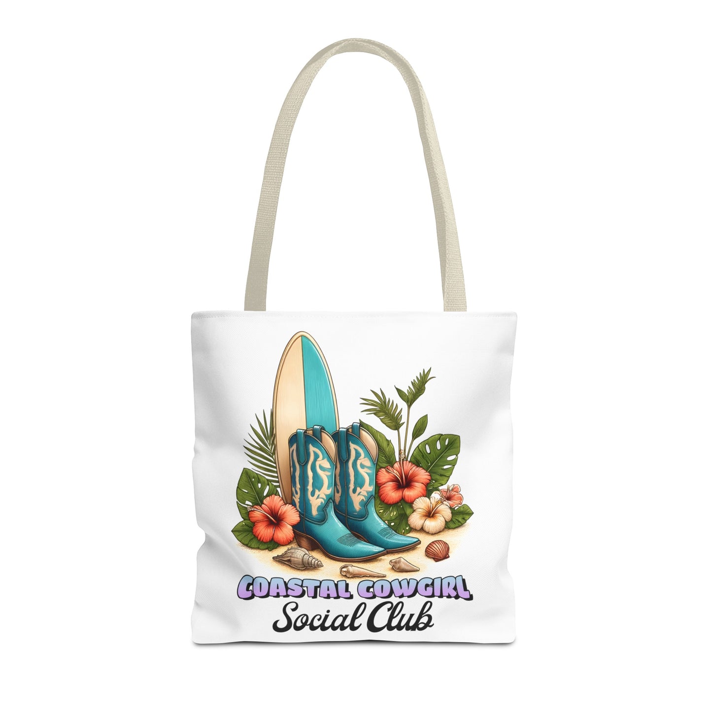 Coastal Cowgirl Social Club Tote Bag