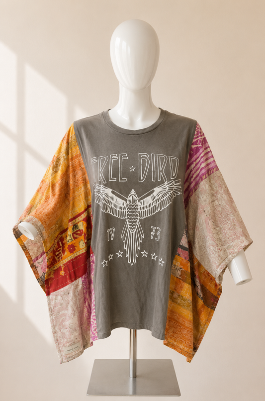 Free Bird Handmade Boho Poncho