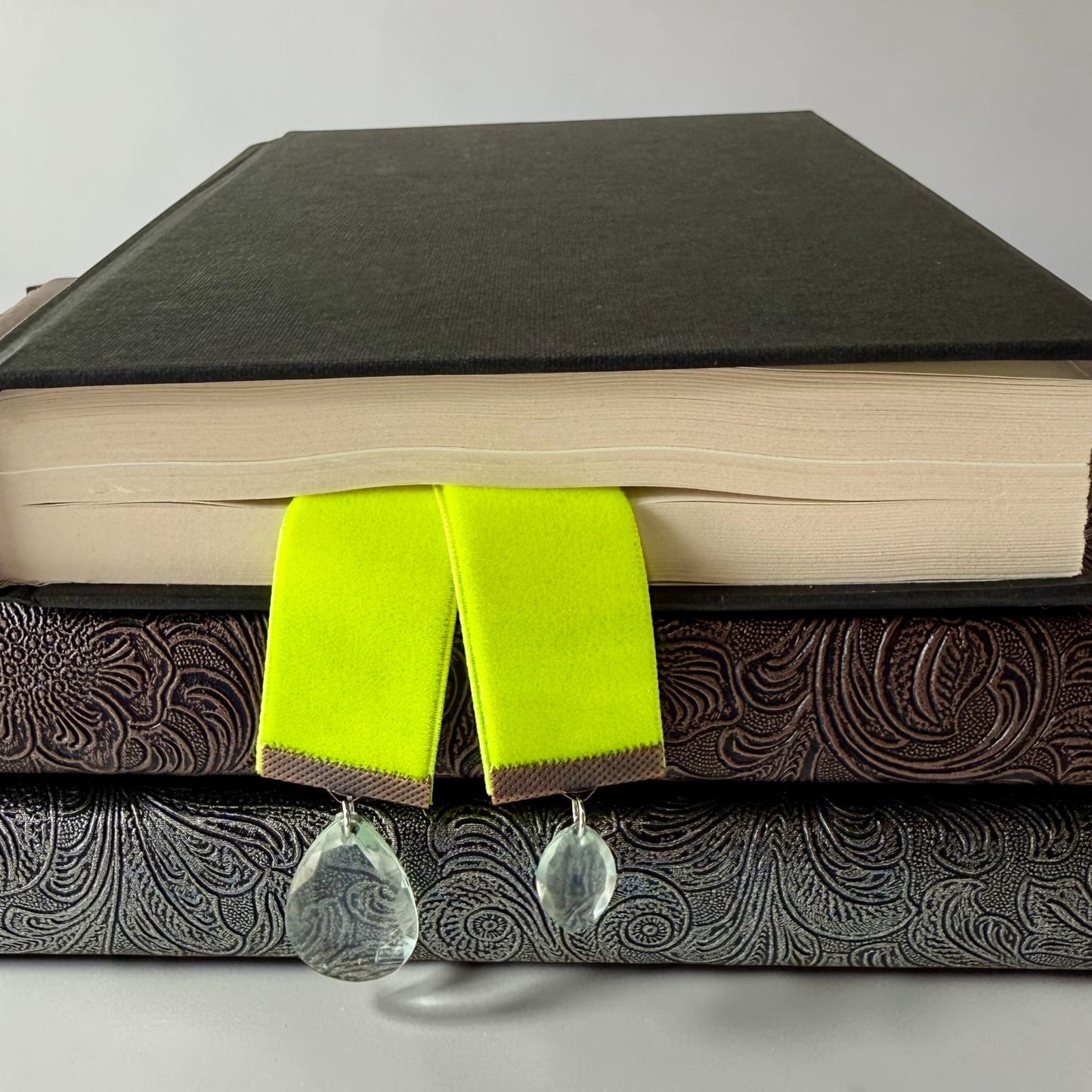 Handmade Velvet Ribbon Bookmark | Luxury Boho Gift for Readers