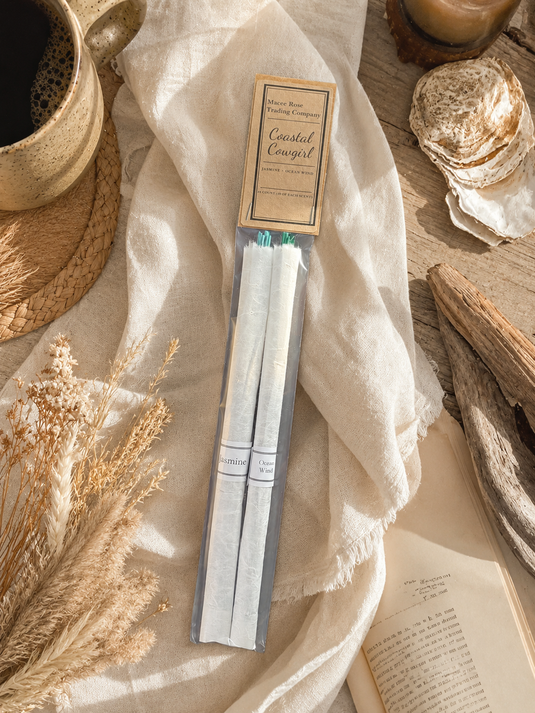 Coastal Cowgirl Curated Incense Collection | Jasmine & Ocean Wind | 20 Incense Sticks