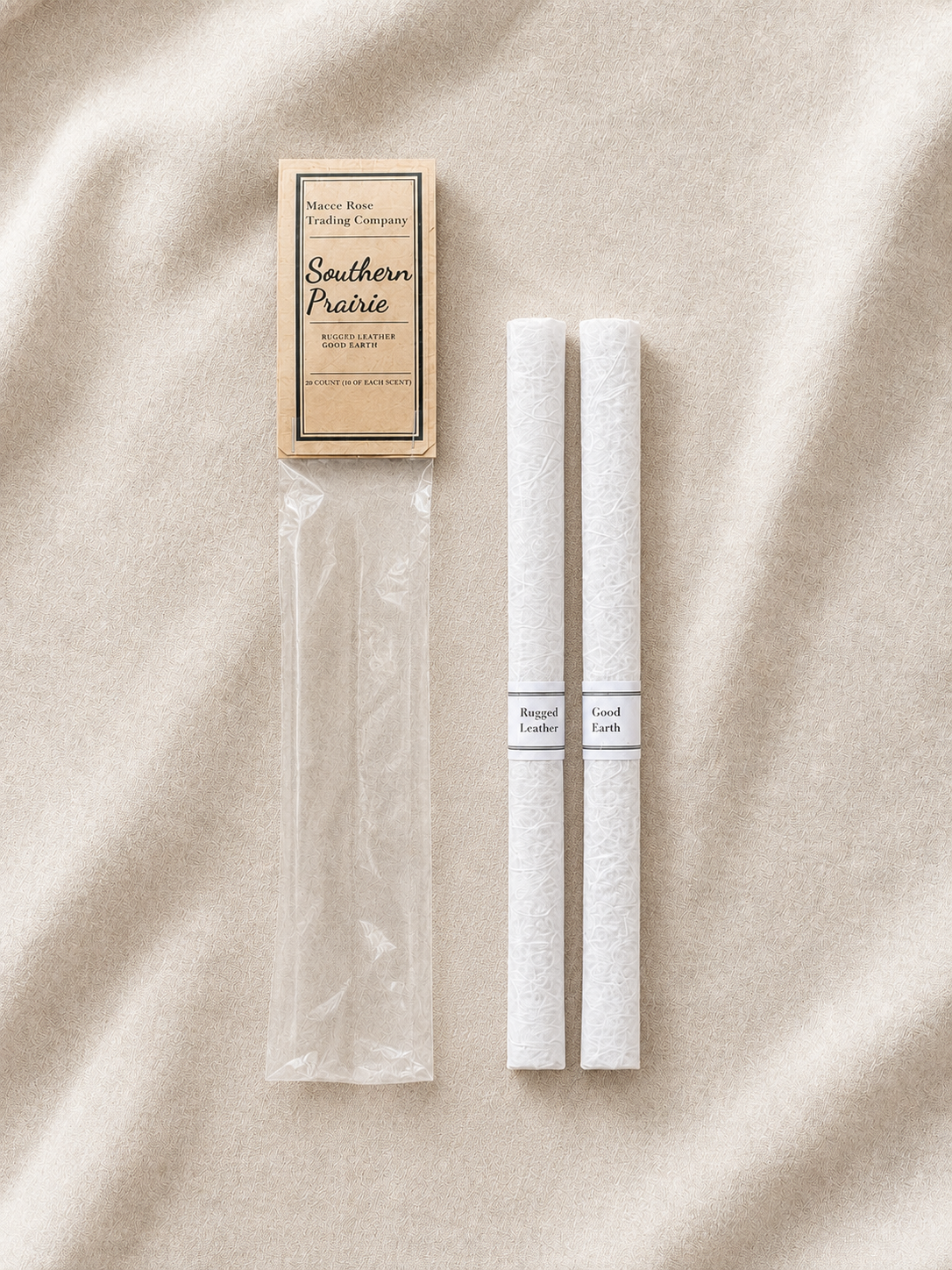 Southern Prairie Curated Incense Collection | Rugged Leather + Good Earth | Handmade Artisan Incense Gift Set