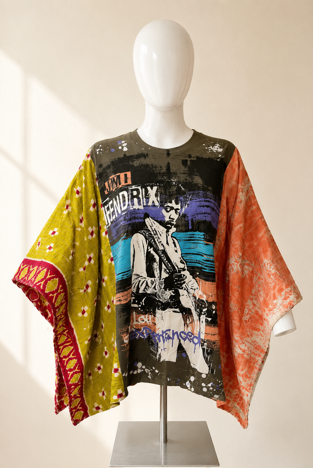 Jimi Hendrix Inspired Handmade Boho Poncho Top