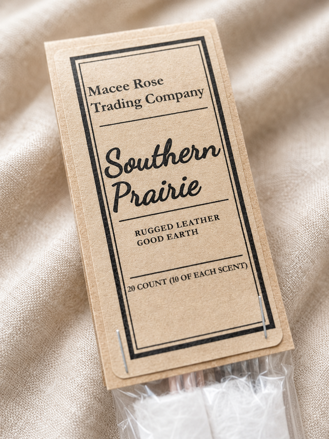 Southern Prairie Curated Incense Collection | Rugged Leather + Good Earth | Handmade Artisan Incense Gift Set