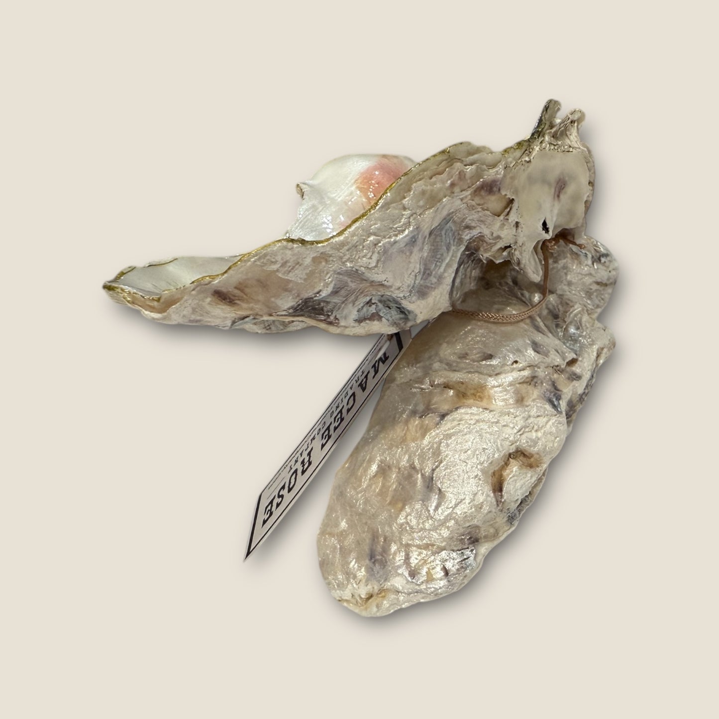 Flamingo Oyster Shell Trinket Dish Home Decor Gift