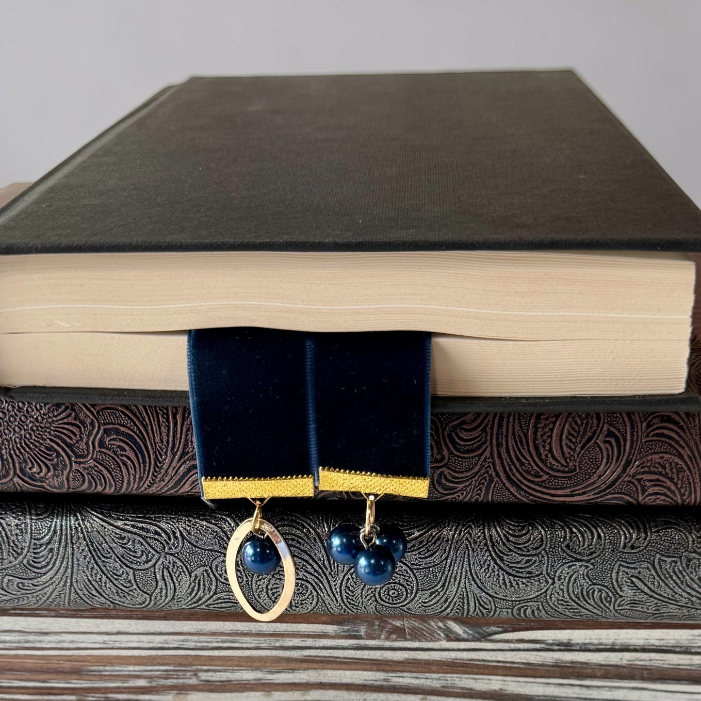 Handmade Velvet Ribbon Bookmark | Luxury Boho Gift for Readers