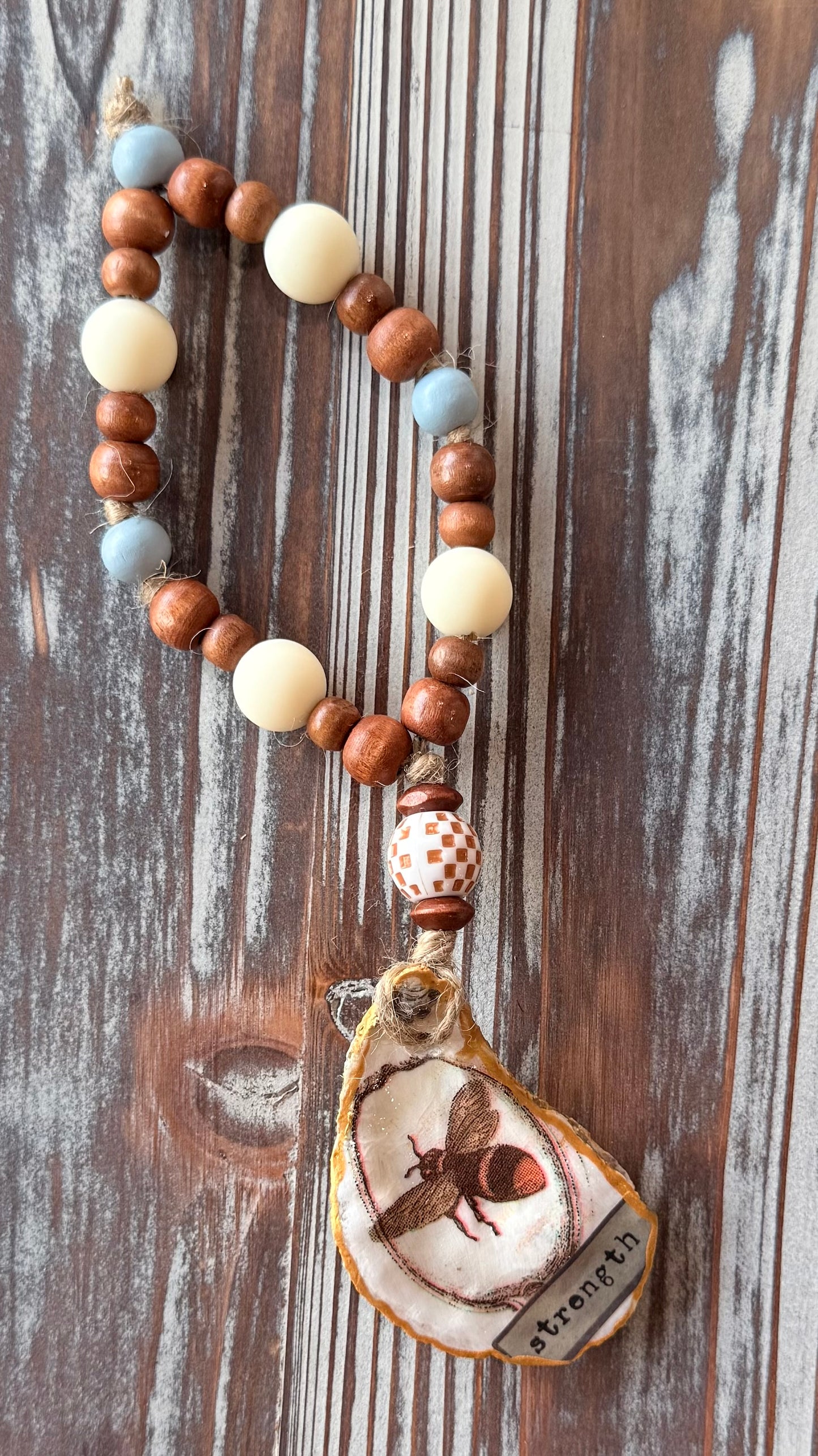 Bee Wine Bottle Charm | Handcrafted Coastal Wine Decor Gift