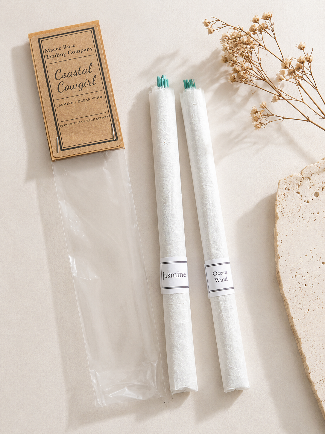 Coastal Cowgirl Curated Incense Collection | Jasmine & Ocean Wind | 20 Incense Sticks