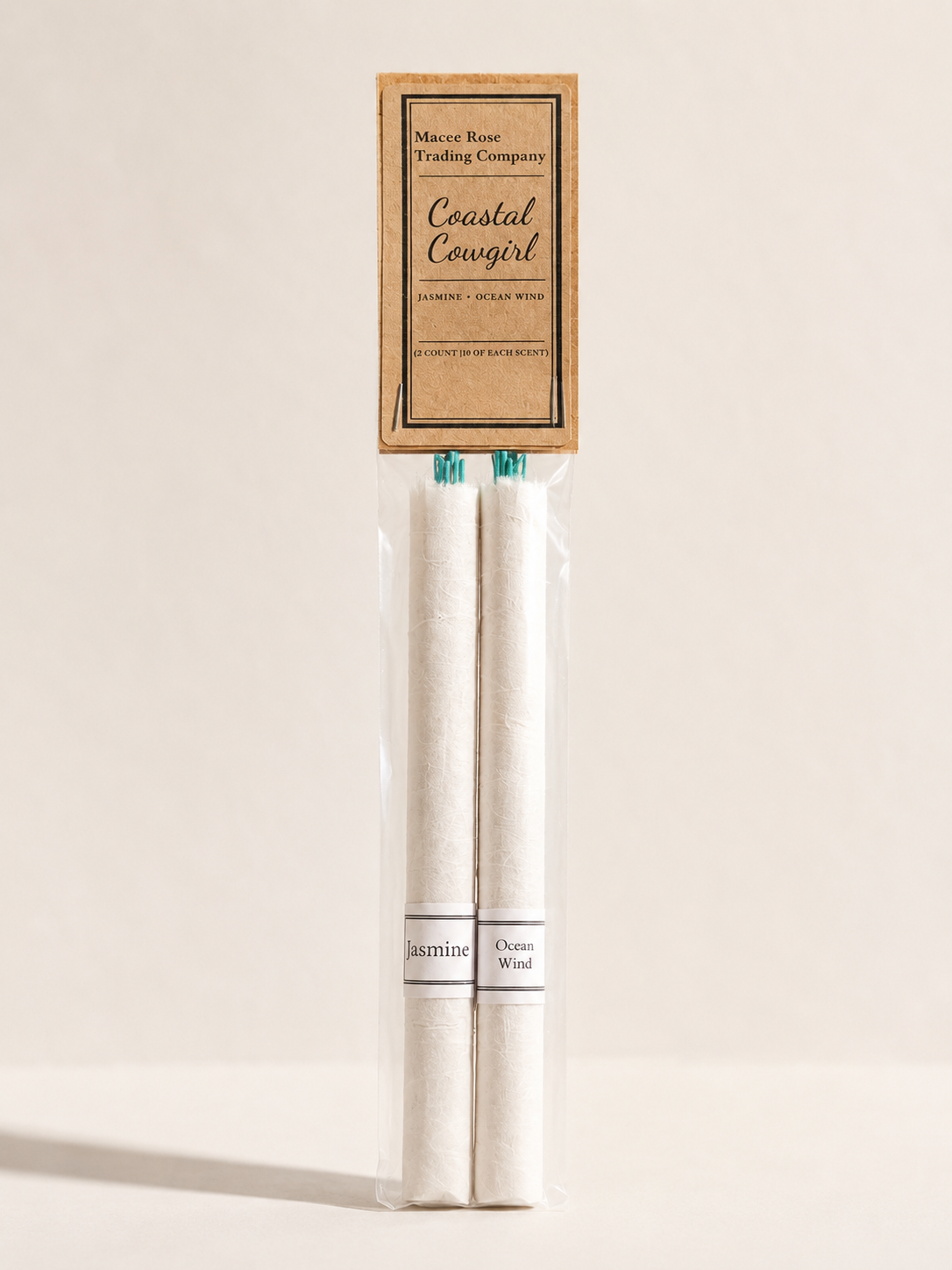 Coastal Cowgirl Curated Incense Collection | Jasmine & Ocean Wind | 20 Incense Sticks
