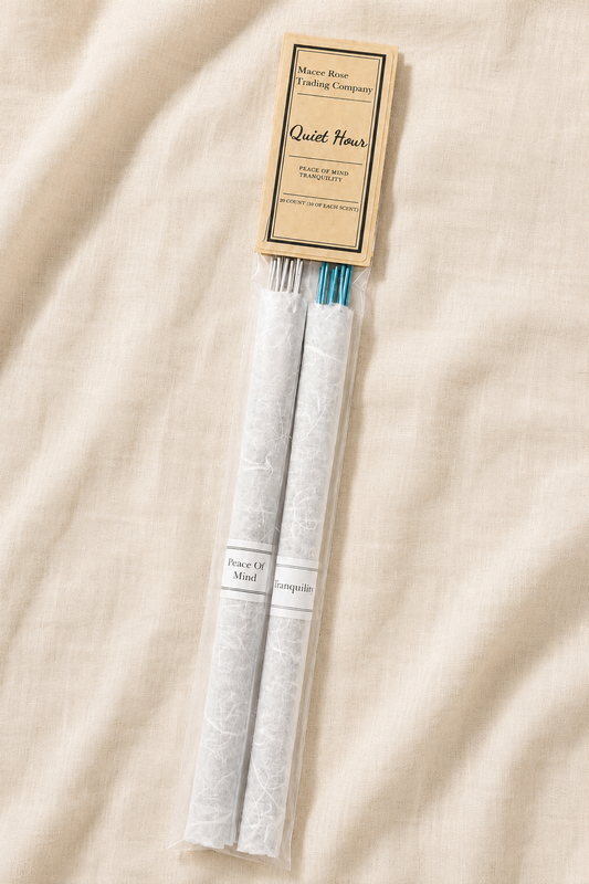 Quiet Hour Curated Incense Collection | Peace of Mind & Tranquility | 20 Count Handmade Incense Sticks
