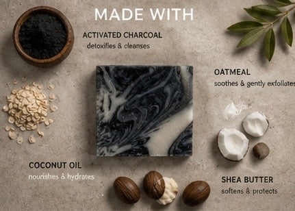 Black Forest Artisan Soap Bar | Masculine Woodsy Handmade Soap