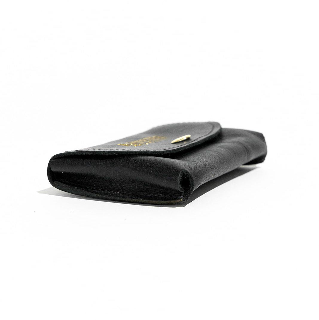 Ida Mini Black Leather Card Holder