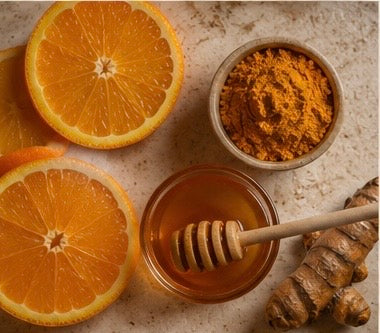 Turmeric Honey Orange Artisan Soap Bar | Brightening Citrus Soap